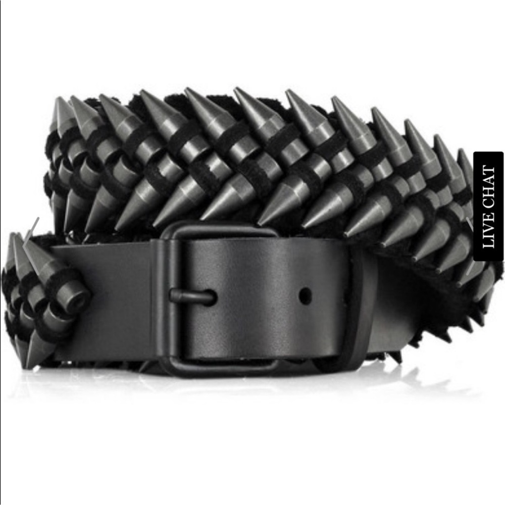Balmain Leather Bullet Belt 36 - RARE